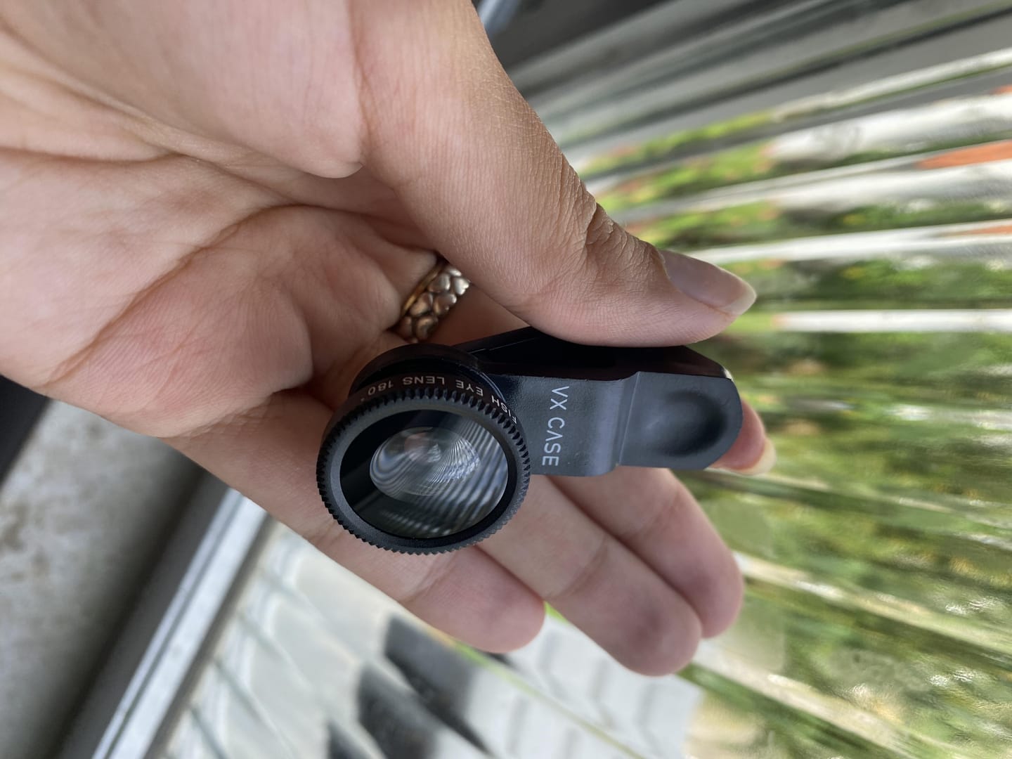 Customer photo review of Kit de Lentes 3 em 1 para Câmera de Celular VX Case