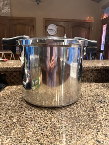 Customer photo review of Denali Pressure Canner & Cooker | 23 Quart | Induction Compatible with Pressure Gauge