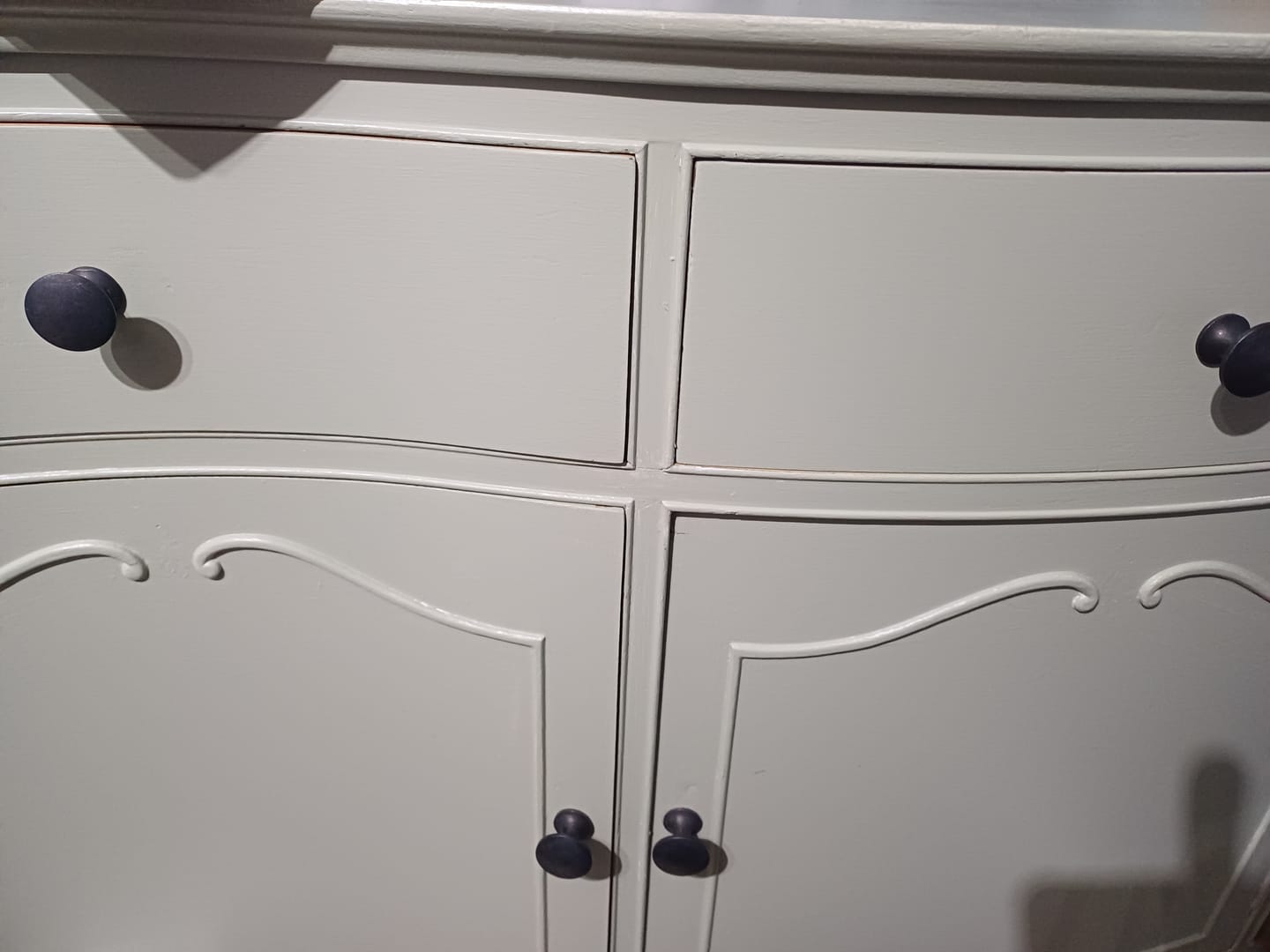 Customer photo review of Classic Cast Iron Cupboard Handles | Oxidised