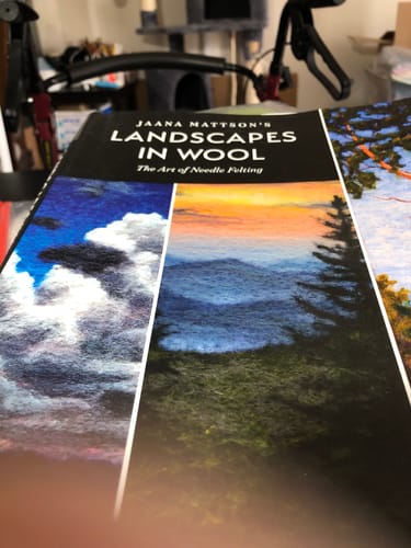 Customer photo review of Landscapes in Wool Book