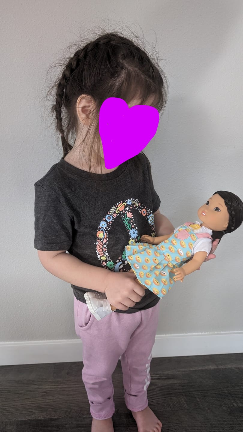 Customer photo review of The Jilly Doll