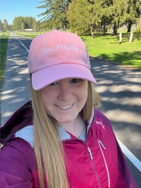 Customer photo review of You Matter Hat