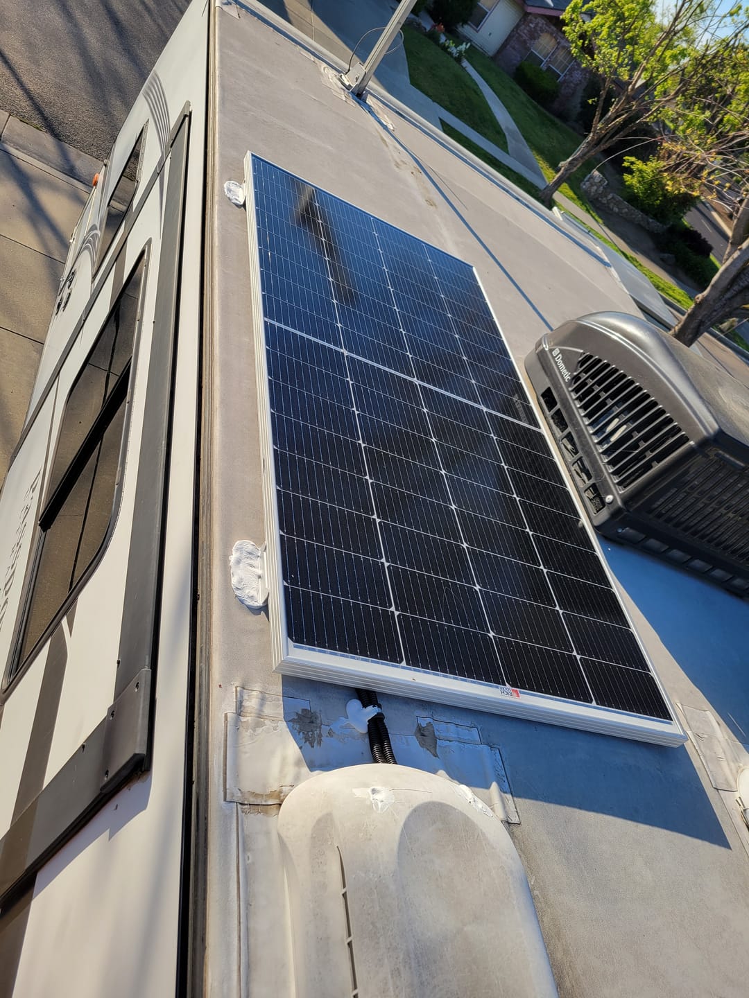 Customer photo review of MEGA 250 Watt Monocrystalline Solar Panel | Best 12V Panel for RVs and Off-Grid | 25-Year Output Warranty | UL Certified