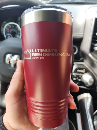 Customer photo review of (6) Custom Laser Engraved - 20oz Tumblers
