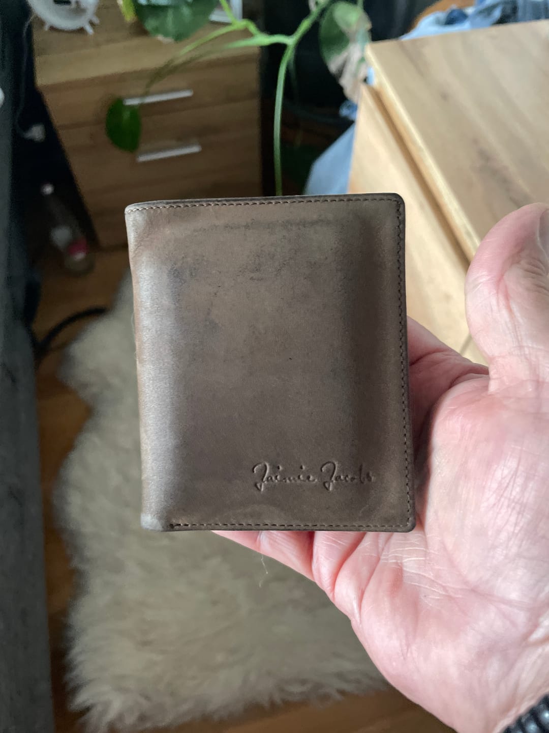 Customer photo review of Slimstar - slim wallet with small coin pocket
