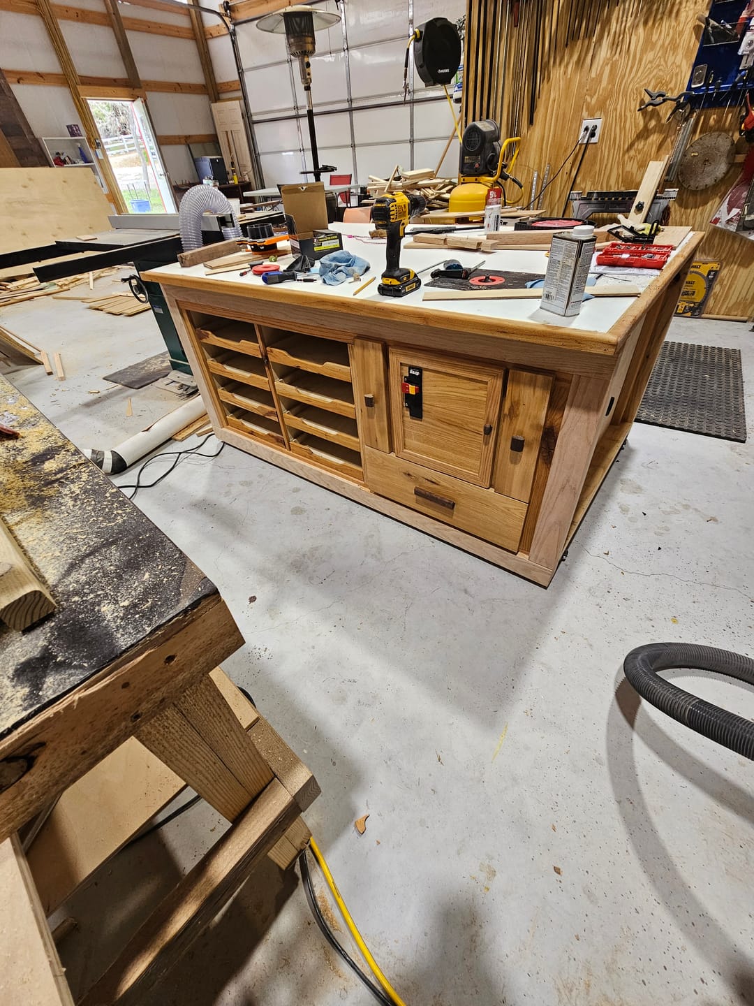 Customer photo review of The Versatile Garage Shop Workbench - Digital Download