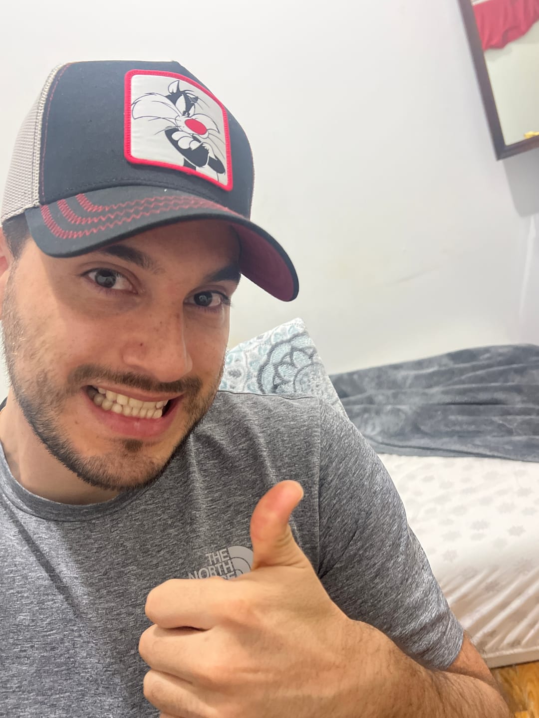 Customer photo review of OVERLORD X Looney Tunes: Yosemite Sam Trucker Cap