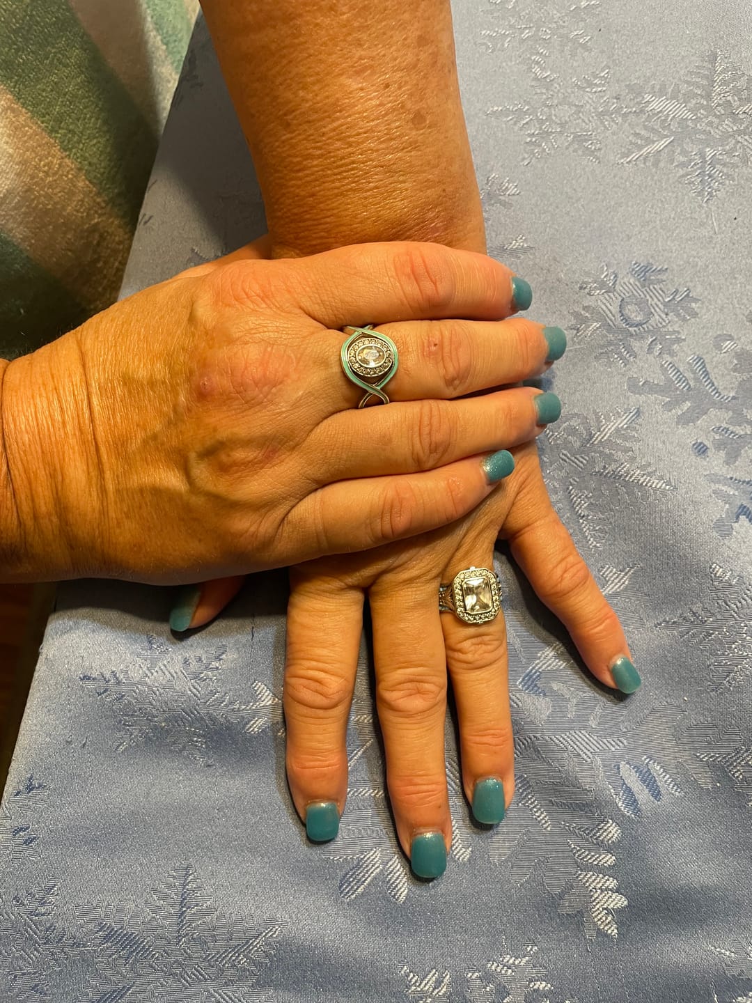 Customer photo review of The Ocean's Crown: Ethical Diamond Ring - S925 Sterling Silver