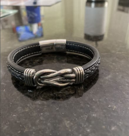 Customer photo review of Til Barnebarnet Mitt - Jeg vil alltid være med deg - Infinity Armbånd