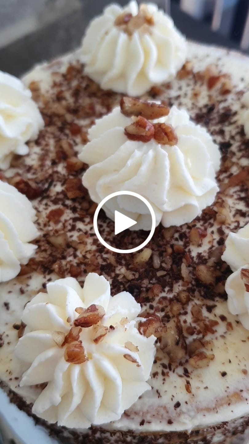 Customer video review of Keto Buttercream Pecan Bliss Chaffle Cake