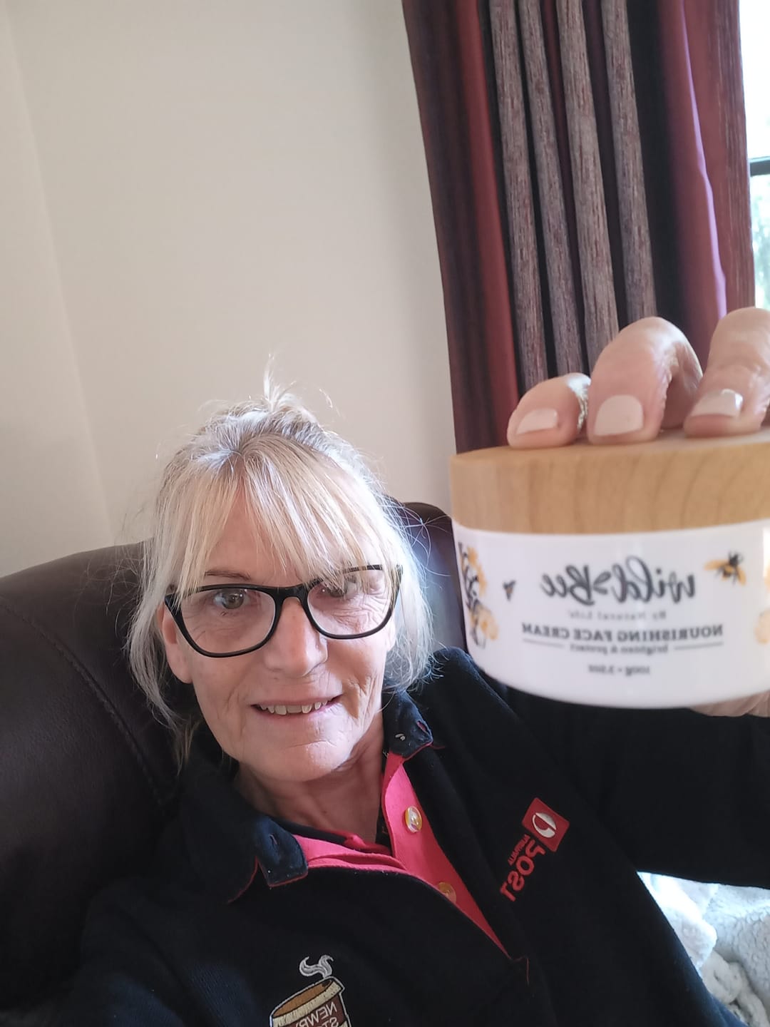 Customer photo review of Wild Bee Nourishing Face Cream