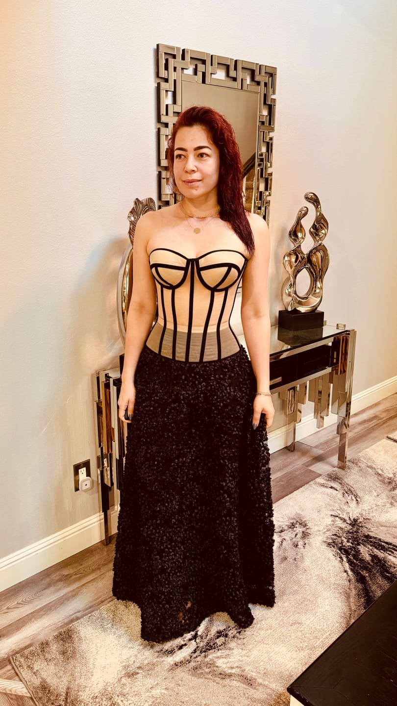 Customer photo review of Athens corset