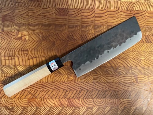 Customer photo review of Teruyasu Fujiwara Denka Nakiri 195 mm