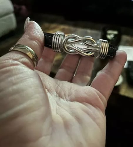 Customer photo review of Til Barnebarnet Mitt - Jeg vil alltid være med deg - Infinity Armbånd