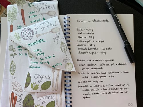 Customer photo review of Infinitebook Plain A5 Blue