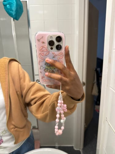 Customer photo review of Cake Bunny Bracelet 2 iPhone Case