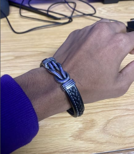 Customer photo review of Til Barnebarnet Mitt - Jeg vil alltid være med deg - Infinity Armbånd