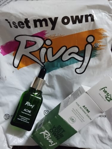 Customer photo review of Face Serum - Acne Treatment (30ml)