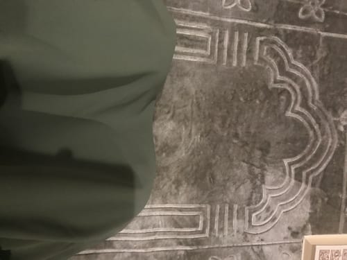 Customer photo review of Tappeto preghiera imbottito