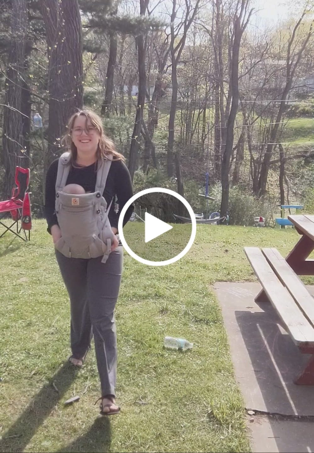 Customer video review of grown up nursing long sleeve