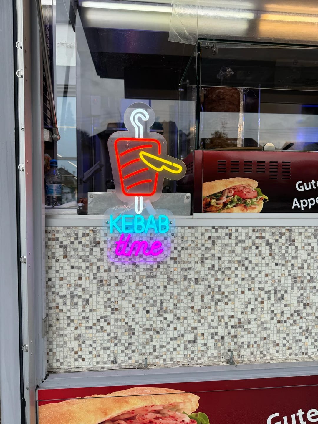 Customer photo review of Neon Sign- "Kebab Time" Reklam