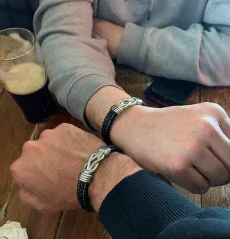 Customer photo review of Til Barnebarnet Mitt - Jeg vil alltid være med deg - Infinity Armbånd