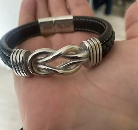 Customer photo review of Til Barnebarnet Mitt - Jeg vil alltid være med deg - Infinity Armbånd