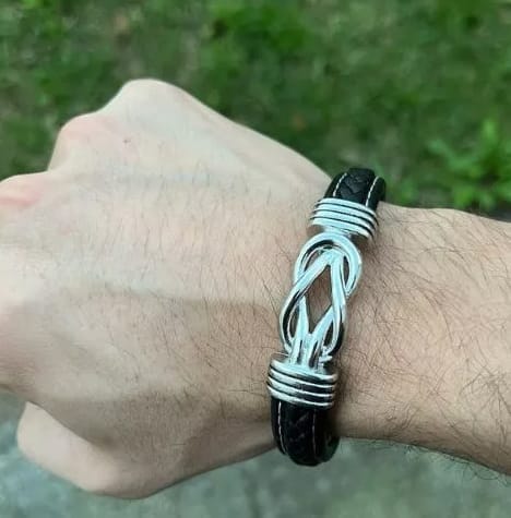 Customer photo review of Til Barnebarnet Mitt - Jeg vil alltid være med deg - Infinity Armbånd