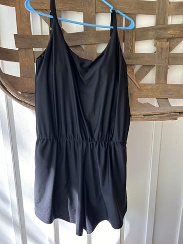 Customer photo review of rue swim romper