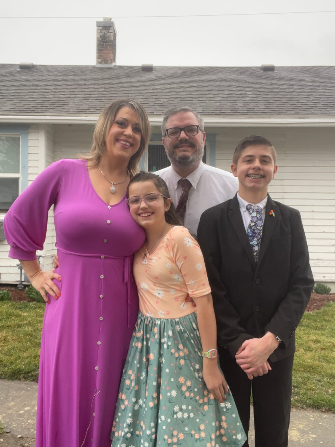 Customer photo review of Brigitte Brianna V-Neck Maxi Dress