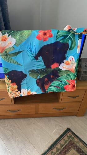 Customer photo review of Your photo - Personalised hawaiian shirt