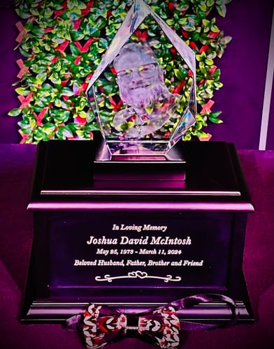 Customer photo review of The Sequoia- Feather Bow Tie