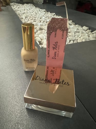 Customer photo review of Polvo Traslúcido Control De Grasa A Prueba De Agua