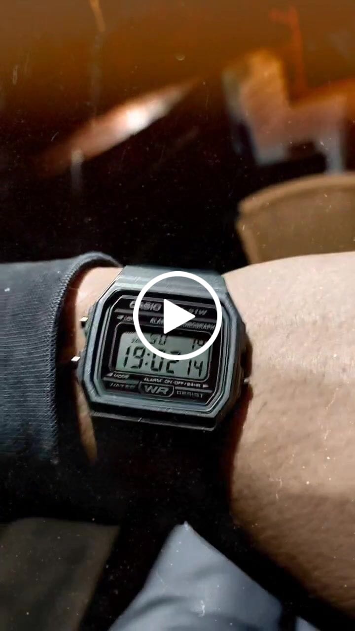 Customer video review of Reloj Casio Vintage F-91WM-1BDF Gris/Negro