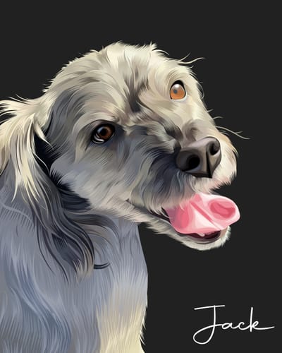 Customer photo review of Pet Art Canvas Wrap