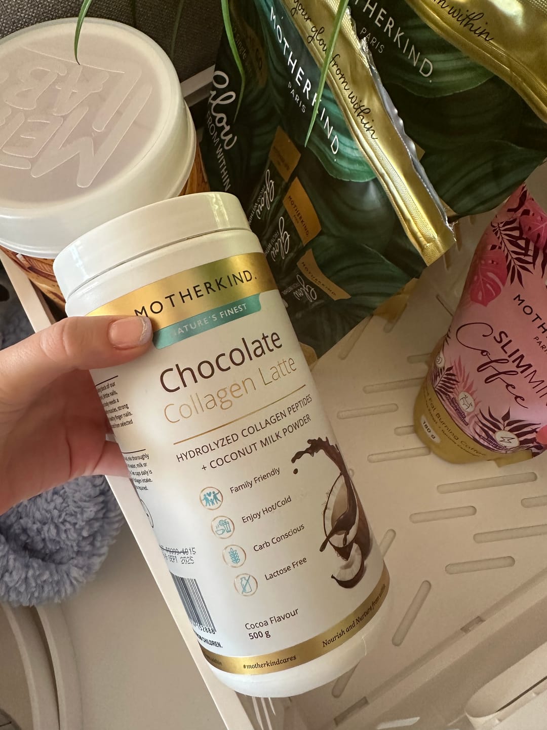Customer photo review of Chocolate Collagen Latte