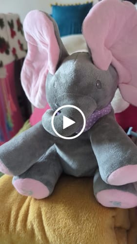 Customer video review of Peek-A-Boo Elephant