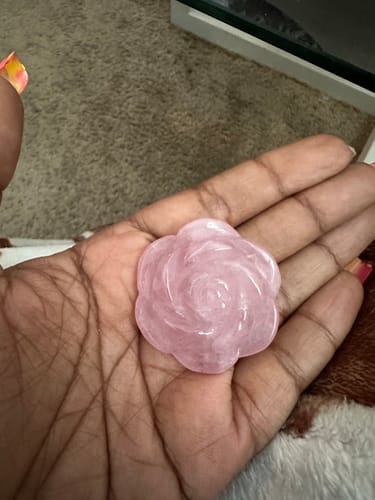 Customer photo review of Rose Quartz Flowers