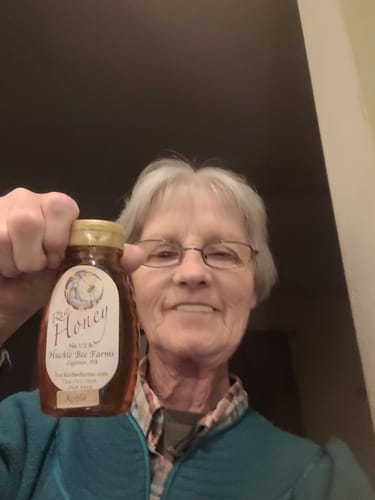 Customer photo review of Apple Infused Honey 🍎