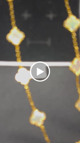 Customer video review of Mirla Necklace — Gold + White