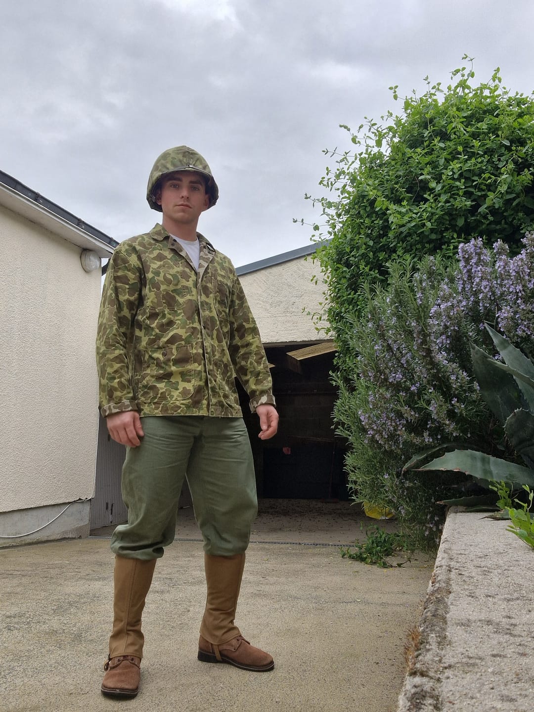 Customer photo review of WWII USMC Type P-42 Duck Hunter Camo Jacket