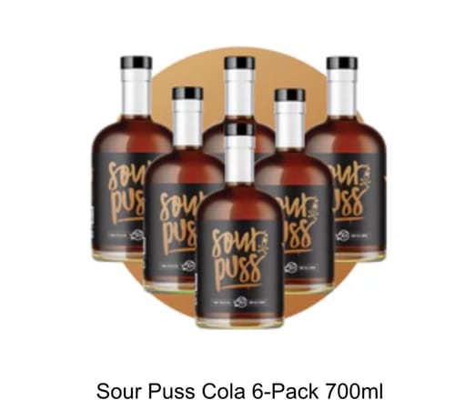 Customer photo review of Sour Puss Cola 6-Pack 700ml