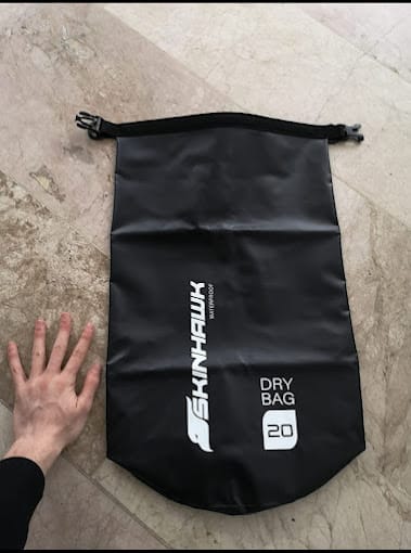 Customer photo review of SKINHAWK Dry Bag 10 L / 20 L / 30 L wasserdichte Tasche