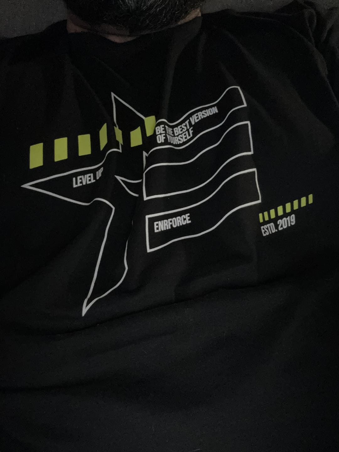 Customer photo review of Elevate Tee