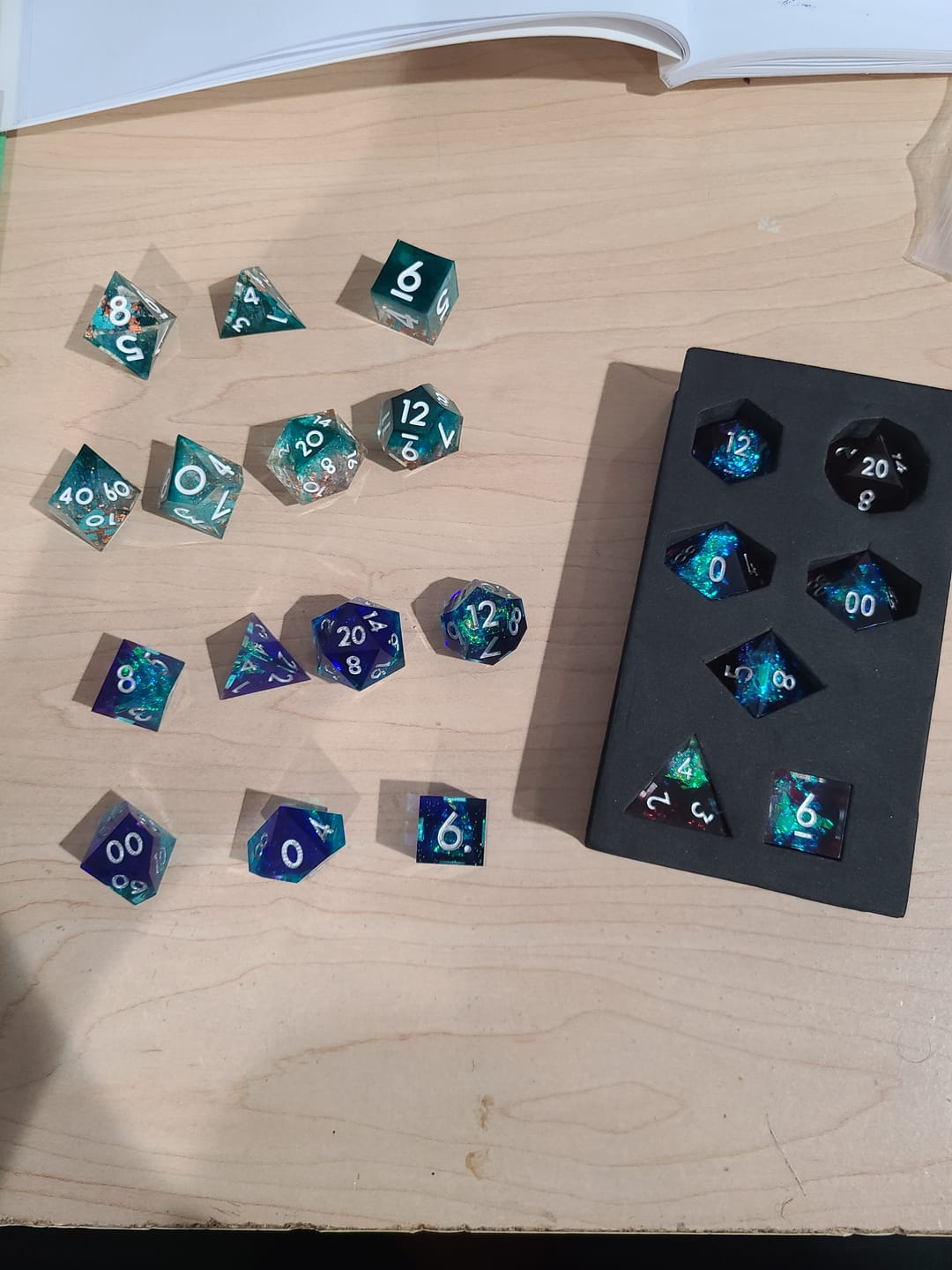 Customer photo review of Sharp Edge Mystery Dice