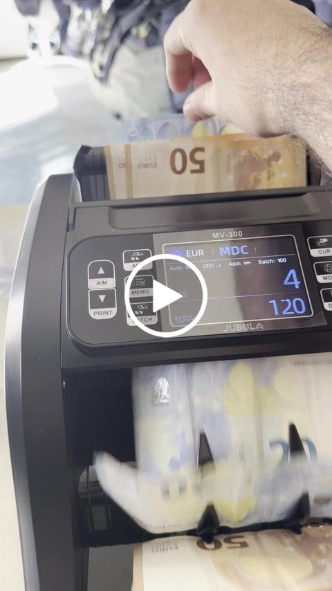 Customer video review of Jubula MV-300 Banknote Value Counter
