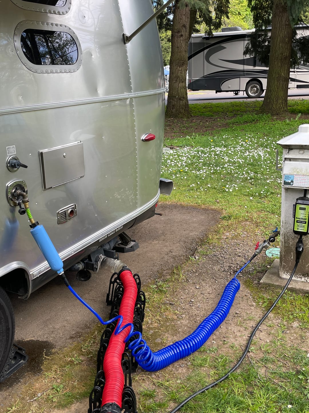 Customer photo review of RV Water Hose with AIR GEAR Storage Bag