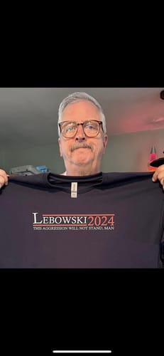 Customer photo review of Lebowski 2024 Cotton Tee