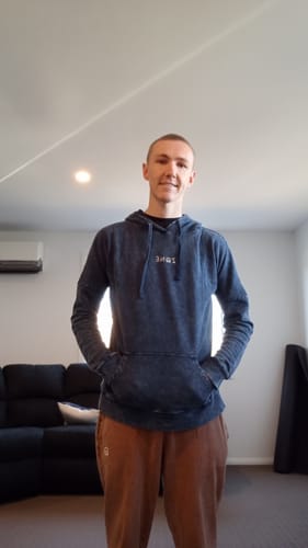 Customer photo review of Unisex Hemp Hoodie 2.0
