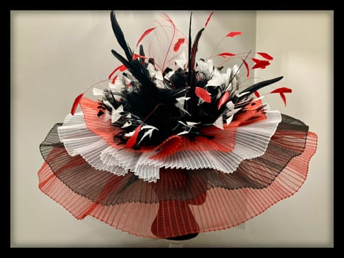 Customer photo review of Sinamay Circle Hat Base 44cm HA095